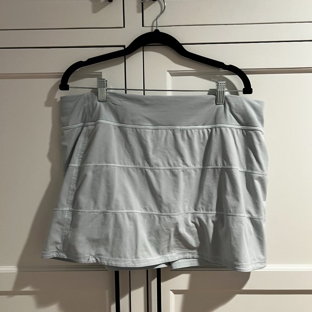 Lululemon - Pace Rival Mid-Rise Skirt Long - Size 14  - Pale Blue
